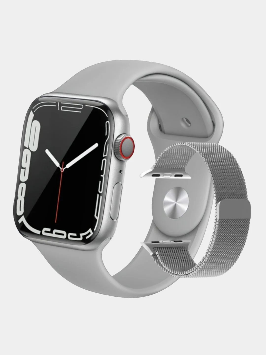Розовый умные смарт-фитнес часы Smart Watch X9 Pro 2, X8 Pro, X9 Ultra 2 наручный браслет