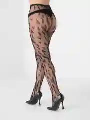 Коралловый колготки женские в сетку, капроновые, черные, 37 видов