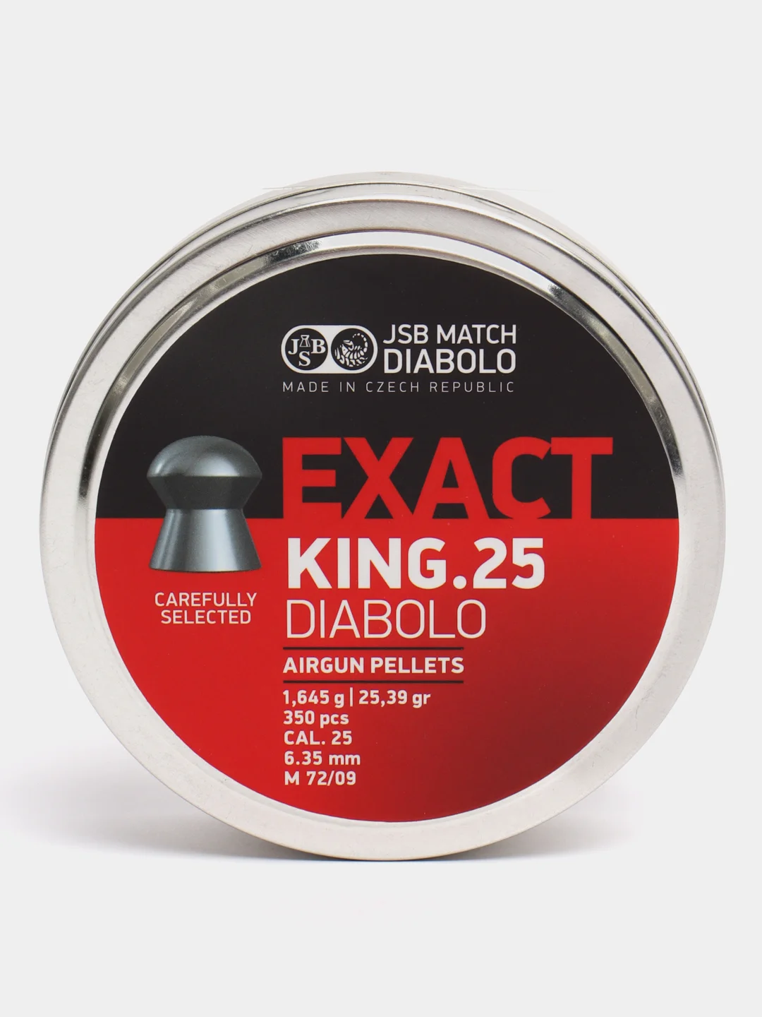 Пули JSB Diabolo Exact King 6,35 мм, 1,645 г, 350 штук