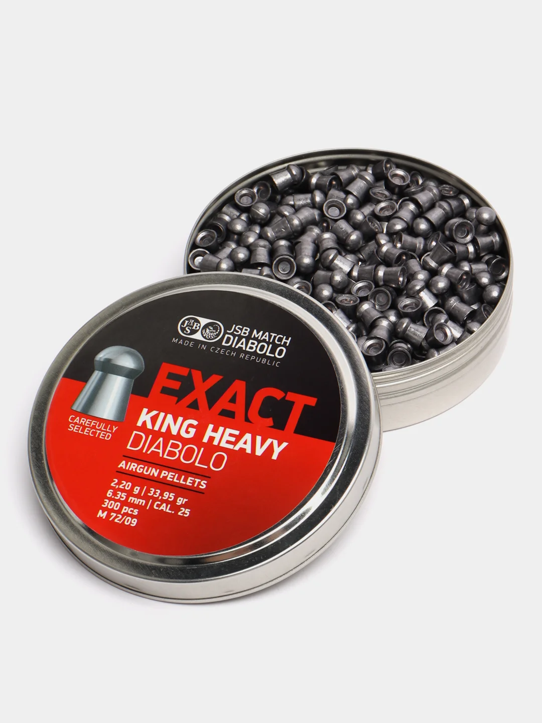 Пули JSB Diabolo Exact King Heavy MK II 6,35 мм, 2,2 г, 300 штук