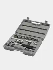 Набор головок 1/2" с карданным шарниром, 21 предмет, головки 8-32 мм