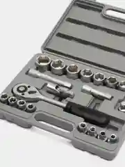 Набор головок 1/2" с карданным шарниром, 21 предмет, головки 8-32 мм