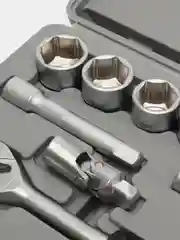 Набор головок 1/2" с карданным шарниром, 21 предмет, головки 8-32 мм