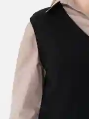Топ трикотажный, цвет черный