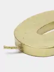 Золотой свеча-цифра для торта