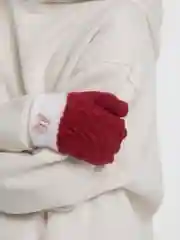 Красный варежки детские для девочки