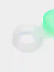 Зеленый контейнер для хранения линз
