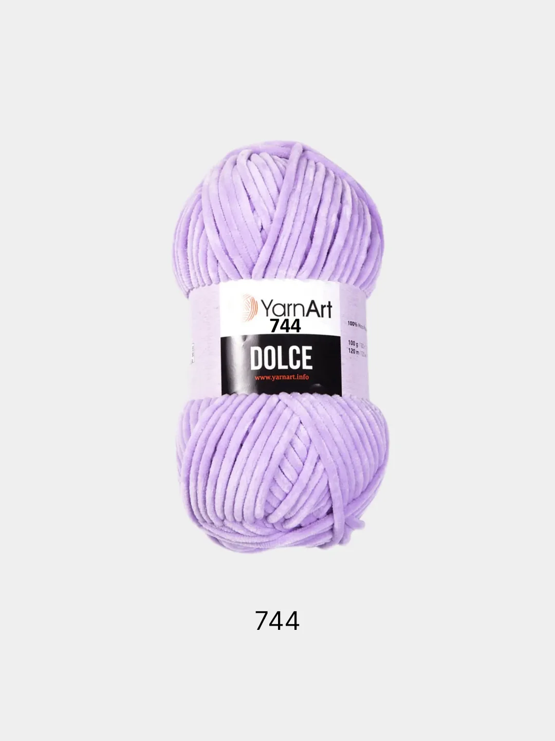 Сиреневый пряжа плюшевая YarnArt Dolce (ЯрнАрт Дольче)