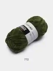 Зеленый пряжа плюшевая YarnArt Dolce (ЯрнАрт Дольче)
