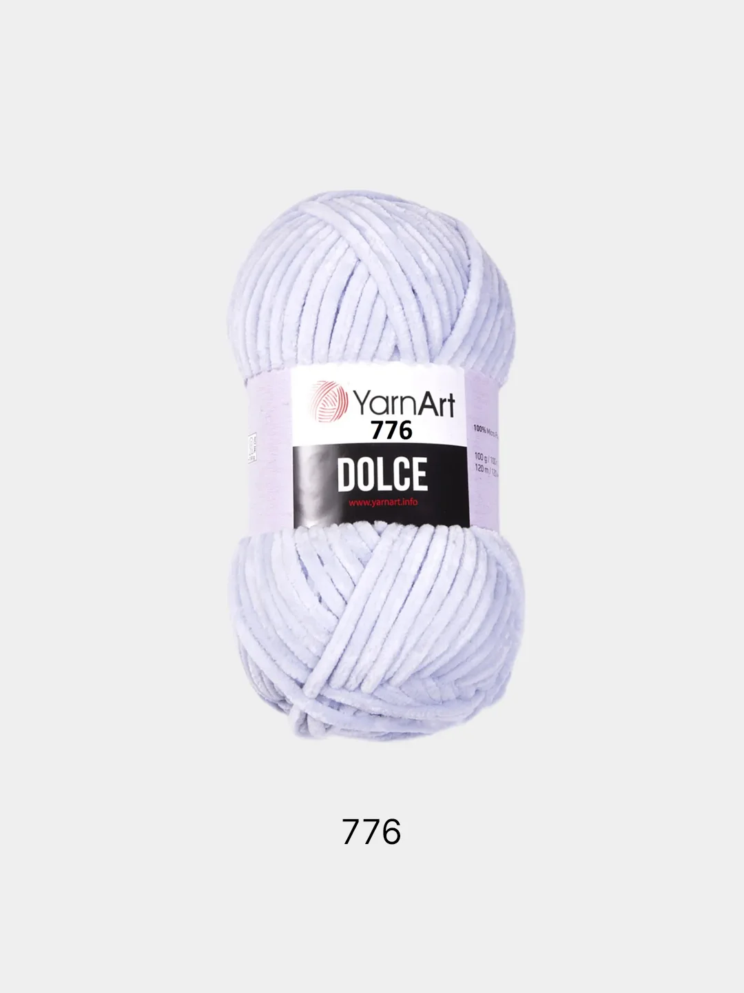 Лавандовый пряжа плюшевая YarnArt Dolce (ЯрнАрт Дольче)