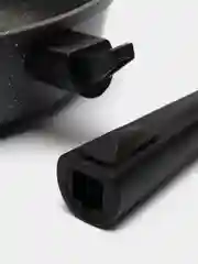 Серый сковорода Altei Granit Light, с антипригарным покрытием, со съемной ручкой