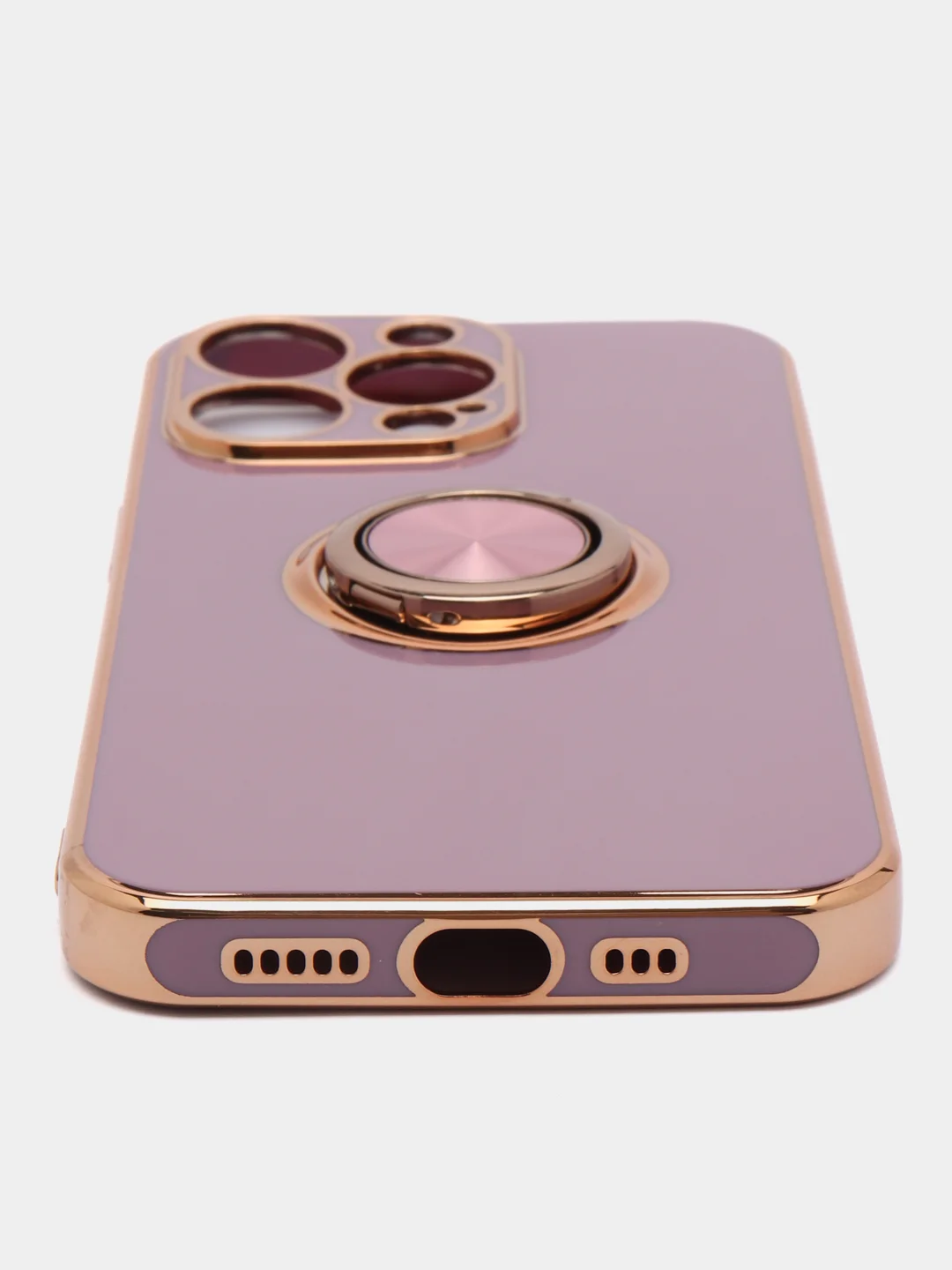 Лавандовый чехол с кольцом для  айфон IPhone XS XR XS Max 11 Pro 12 12 Mini 12 Pro Max 13 13 Pro Max