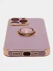 Лавандовый чехол с кольцом для  айфон IPhone XS XR XS Max 11 Pro 12 12 Mini 12 Pro Max 13 13 Pro Max
