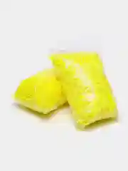 Горчичный наполнитель бумажный для коробок, стружка "Цветная бумага"