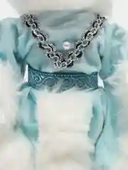 Снегурочка "В голубой шубке с бусинками", двигается, 17 х 40 см