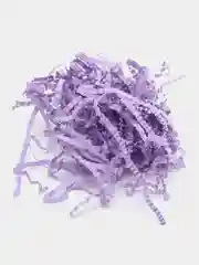 Фиолетовый наполнитель бумажный для коробок, стружка "Цветная бумага"