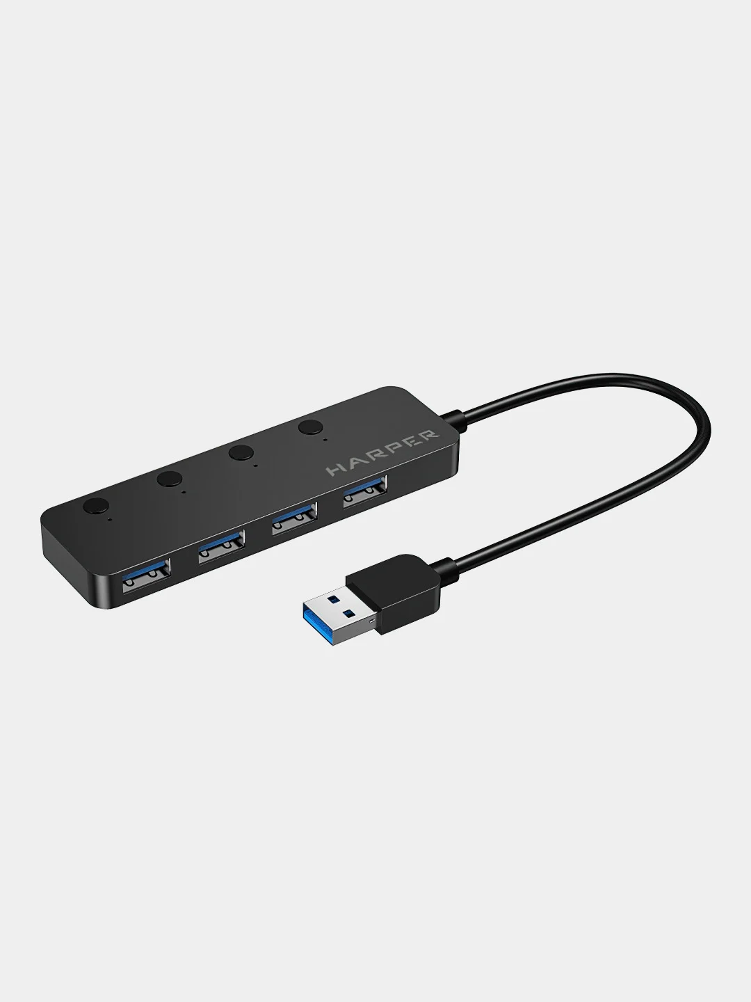 USB-концентратор Harper HUB-04MB, USB 3.0, Type-A x 4