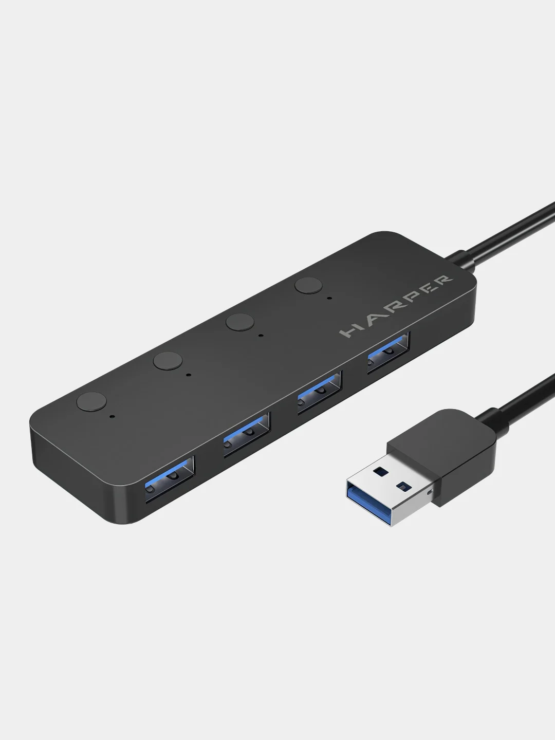 USB-концентратор Harper HUB-04MB, USB 3.0, Type-A x 4