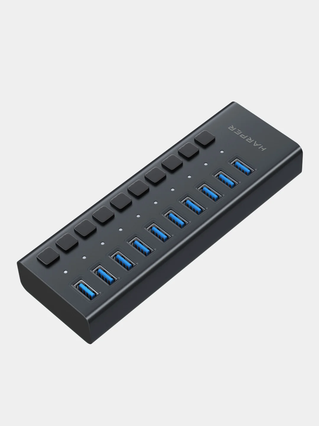 USB-концентратор Harper HUB-10MB, USB 3.0, Type-A х 10