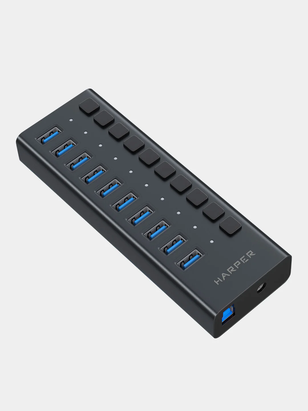 USB-концентратор Harper HUB-10MB, USB 3.0, Type-A х 10