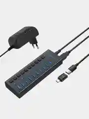 USB-концентратор Harper HUB-10MB, USB 3.0, Type-A х 10