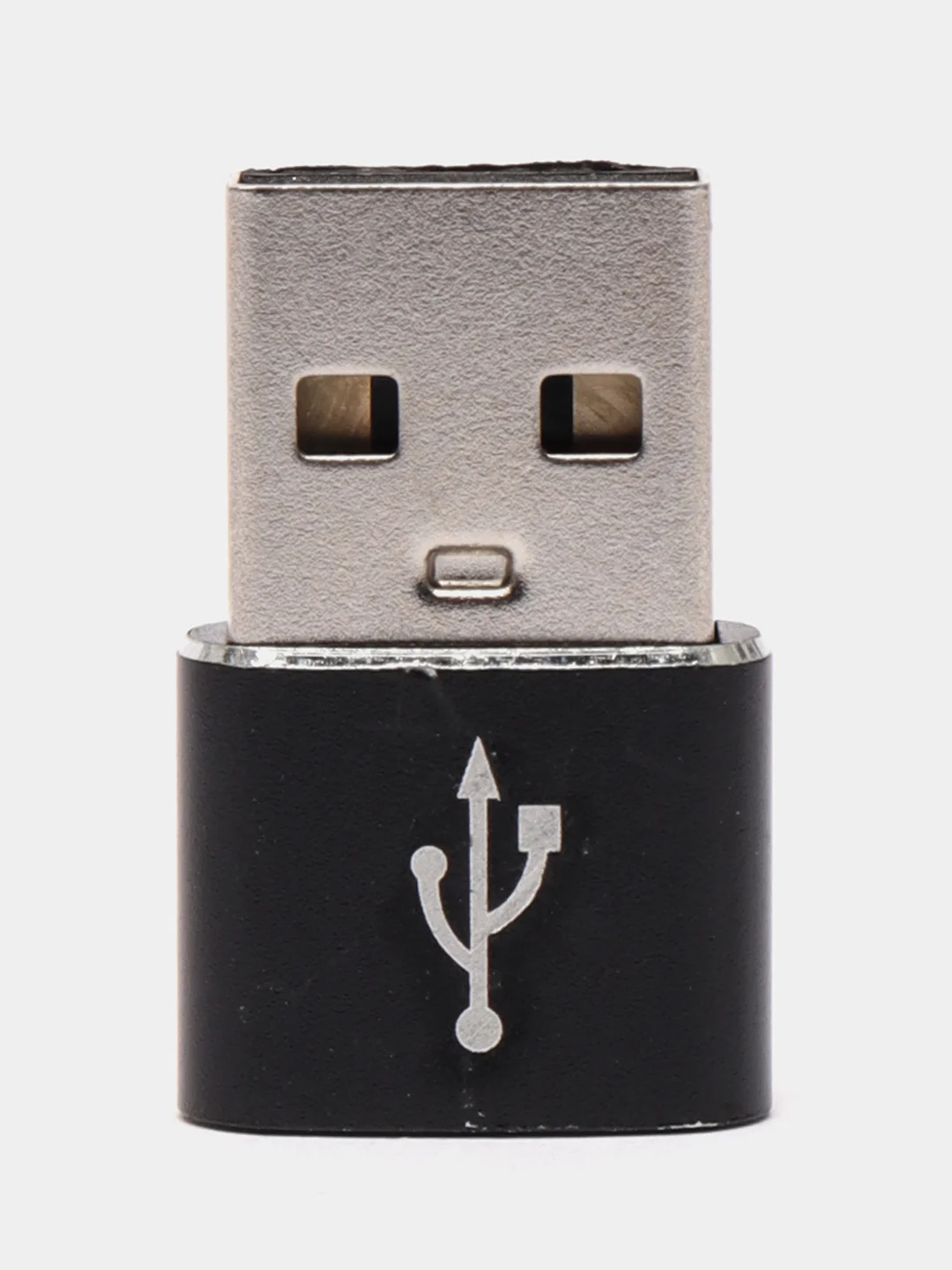 Черный переходник TYPE C 3.0 на USB 2.0 адаптер otg