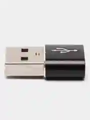 Черный переходник TYPE C 3.0 на USB 2.0 адаптер otg