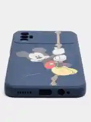 Бежевый меланж чехол силиконовый с принтом и защитой камеры для Tecno Spark 8P