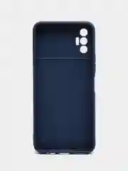 Бежевый меланж чехол силиконовый с принтом и защитой камеры для Tecno Spark 8P