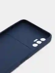 Серый чехол силиконовый с принтом и защитой камеры для Tecno Spark 8P
