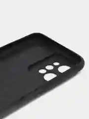 Черный чехол Realme C31 (Реалми С31) силиконовый под карбон
