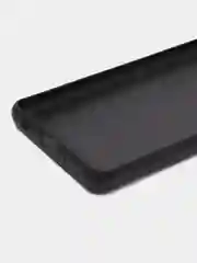 Черный чехол Infinix Hot 11S силиконовый под карбон