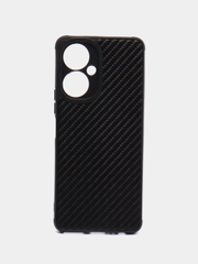 Чехол Tecno Camon 19/19 Pro, силиконовый, под карбон