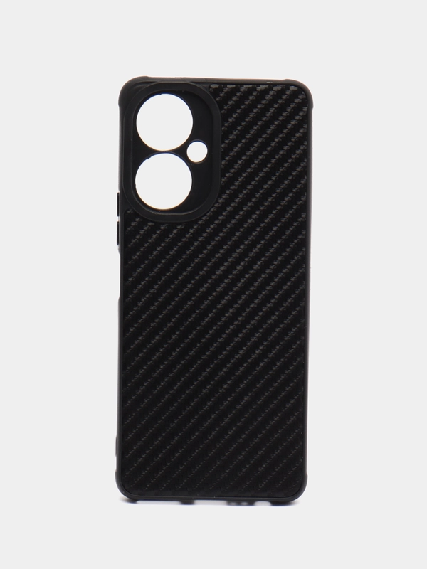 Чехол Tecno Camon 19/19 Pro, силиконовый, под карбон