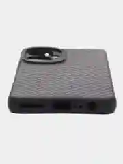 Угольный чехол Tecno Camon 19/19 Pro, силиконовый, под карбон