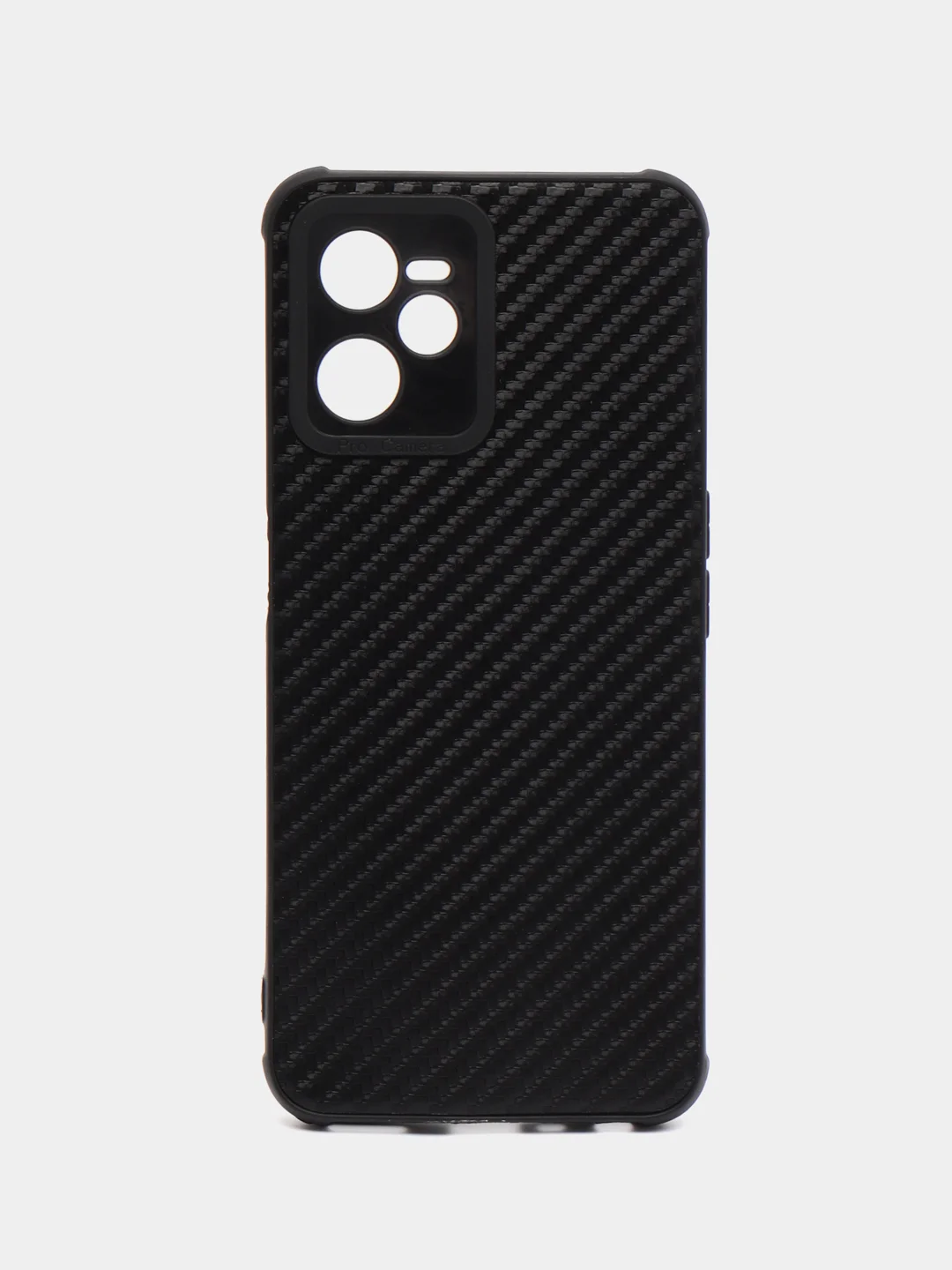Черный чехол силиконовый для Realme C35 (Реалми С35)