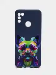 Лесной зеленый чехол силиконовый с принтом и защитой камеры для Infinix Hot 10 Play / Infinix Hot 11 Play