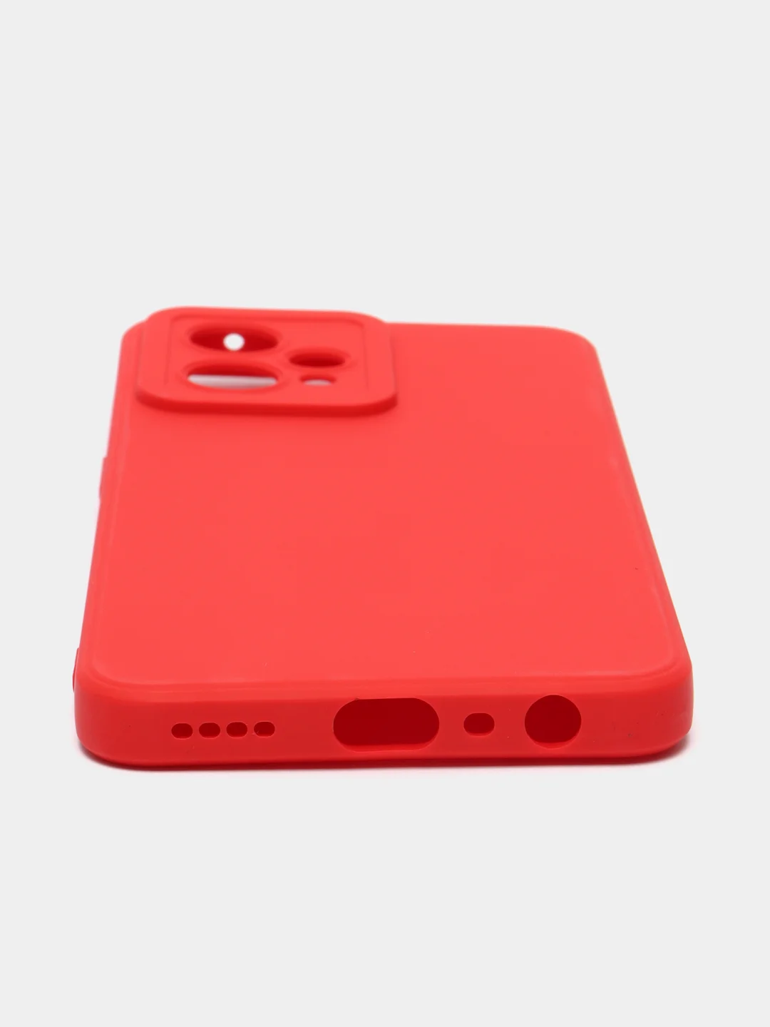Красный чехол для Realme 9 (4G) / Realme 9 Pro Plus, матовый, с дополнительной защитой камеры
