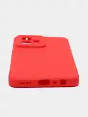 Красный чехол для Realme 9 (4G) / Realme 9 Pro Plus, матовый, с дополнительной защитой камеры