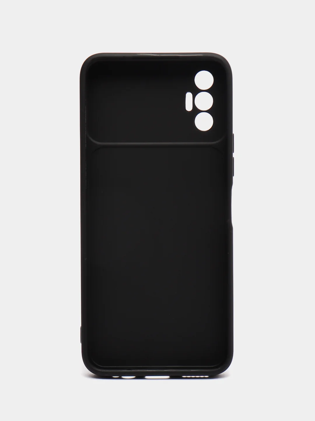 Угольный чехол силиконовый с принтом и защитой камеры для Tecno Spark 8P