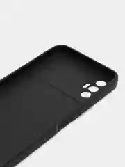 Угольный чехол силиконовый с принтом и защитой камеры для Tecno Spark 8P