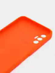 Багровый чехол силиконовый с принтом и защитой камеры для Tecno Spark 8P