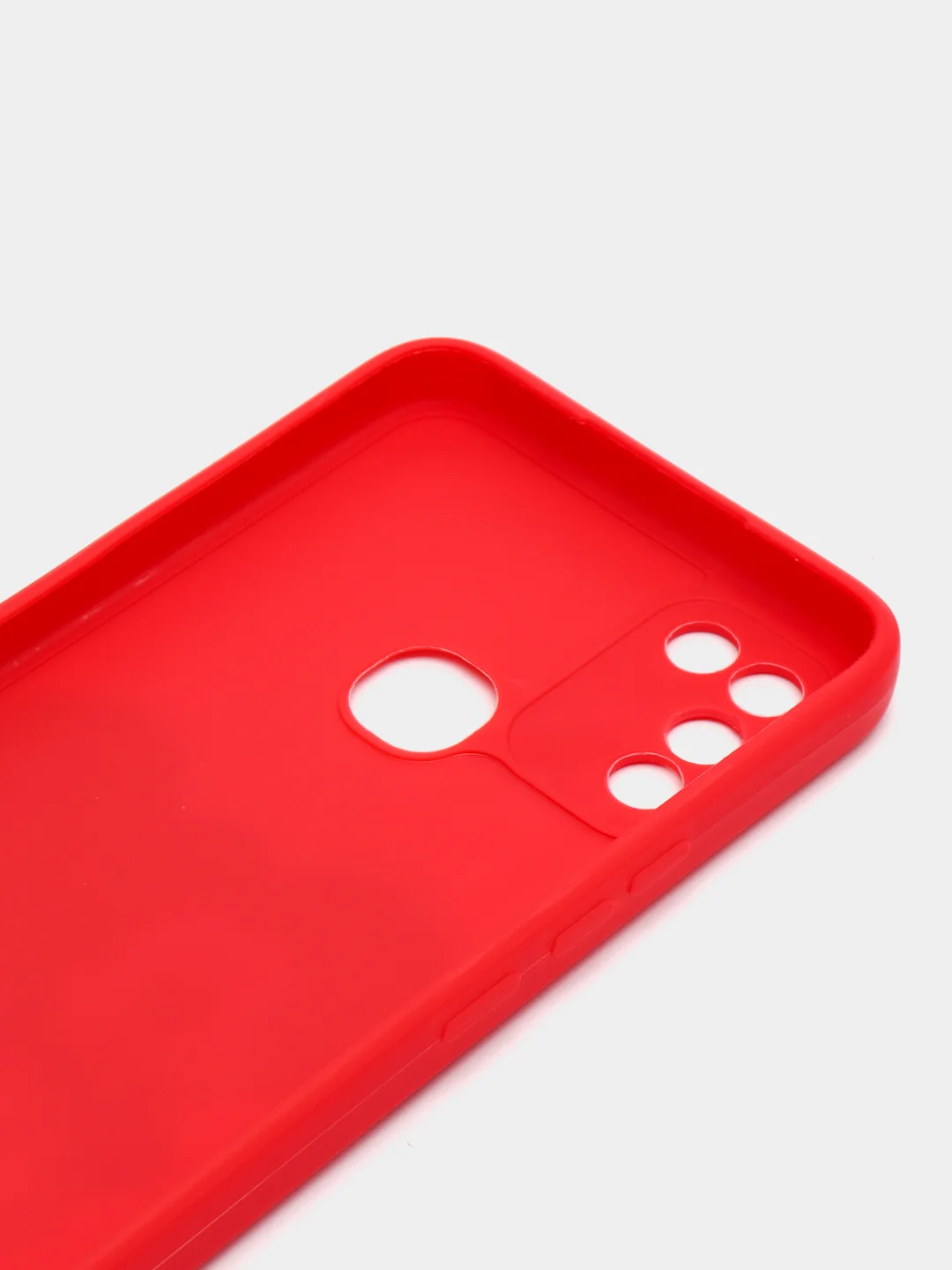 Оранжевый чехол силиконовый с принтом и защитой камеры для Infinix Hot 10 Play / Infinix Hot 11 Play