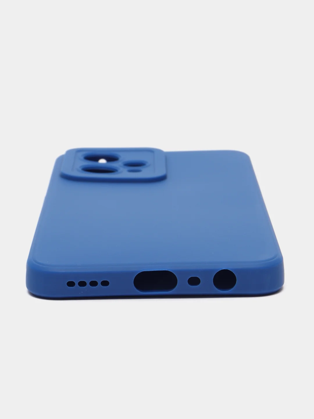 Синий чехол для Realme 9 (4G) / Realme 9 Pro Plus, матовый, с дополнительной защитой камеры
