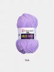 Сиреневый пряжа плюшевая YarnArt "Dolce Baby", 100% микрополиэстер, 50 г, 85 м