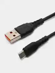 Черный кабель 2.4A Type-C, Lightning, Micro, Fast Charger (быстрая зарядка) USB-C (Лайтинг,Микро)