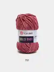 Марсала пряжа плюшевая YarnArt "Dolce Baby", 100% микрополиэстер, 50 г, 85 м