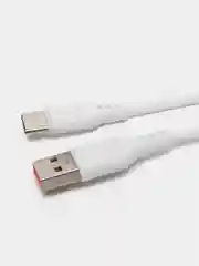 Белый кабель 2.4A Type-C, Lightning, Micro, Fast Charger (быстрая зарядка) USB-C (Лайтинг,Микро)