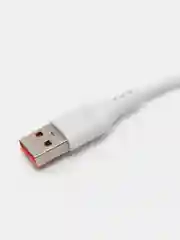 Белый кабель 2.4A Type-C, Lightning, Micro, Fast Charger (быстрая зарядка) USB-C (Лайтинг,Микро)