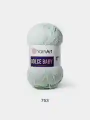 Мятный пряжа плюшевая YarnArt "Dolce Baby", 100% микрополиэстер, 50 г, 85 м